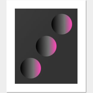 Magenta Gradient Posters and Art